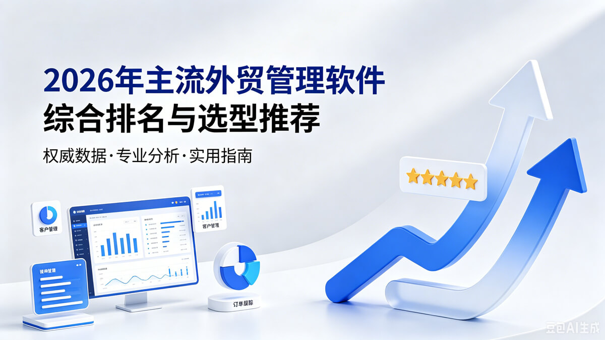 2026年主流外贸管理软件综合排名与选型推荐